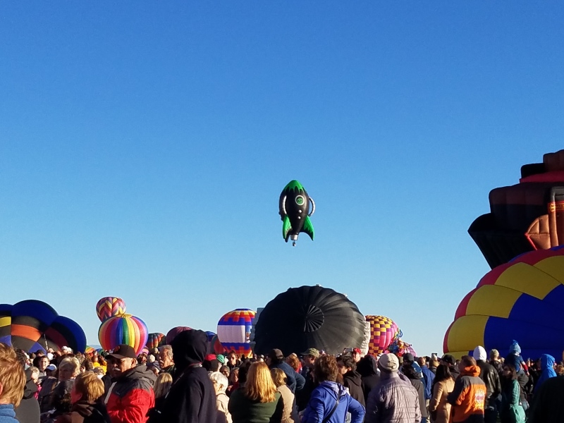 Rocket Ship Hot Air Balloon