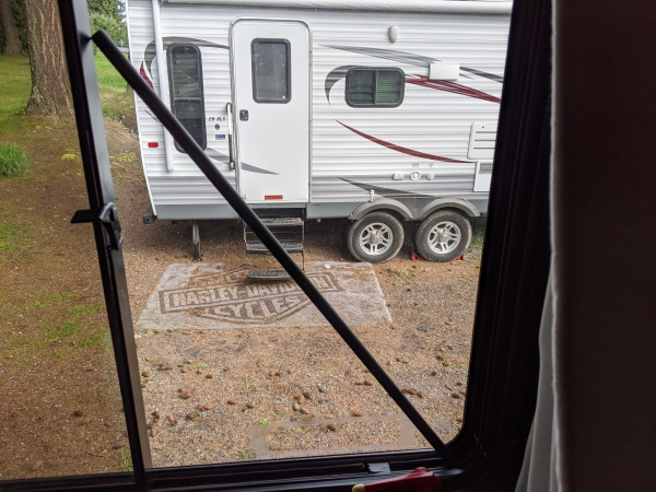 Dowel raised completely, so slider window may be open. Dowel just stays in raised place while window is opened.