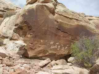 Petroglyphs near Wolfe Ranch