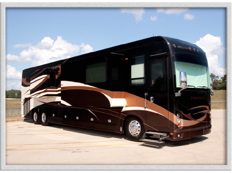Very Dark Colored RV - Gotta be HOT inside!!! Very Dark Colored RV - Gotta be HOT inside!!!