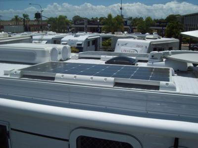 New RV solar panel mounts