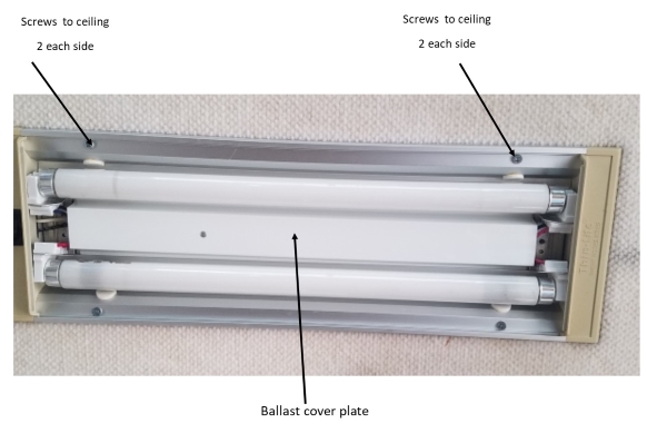Replace Your 12 Volt Fluorescent Bulbs, How To Remove Fluorescent Light Fixture From Ceiling