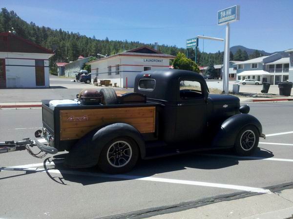 Pod Woodie on Rt 66, Williams, AZ