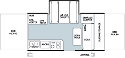 Pop Up Floorplan